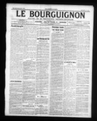 4 vues - Le Bourguignon : journal de la démocratie radicale-socialiste, n° 204, mercredi 3 septembre 1913 (ouvre la visionneuse)