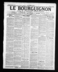 4 vues - Le Bourguignon : journal de la démocratie radicale-socialiste, n° 206, vendredi 5 septembre 1913 (ouvre la visionneuse)