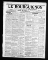 4 vues - Le Bourguignon : journal de la démocratie radicale-socialiste, n° 208, lundi 8 septembre 1913 (ouvre la visionneuse)