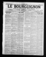 4 vues - Le Bourguignon : journal de la démocratie radicale-socialiste, n° 212, vendredi 12 septembre 1913 (ouvre la visionneuse)