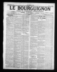 4 vues - Le Bourguignon : journal de la démocratie radicale-socialiste, n° 214, lundi 15 septembre 1913 (ouvre la visionneuse)