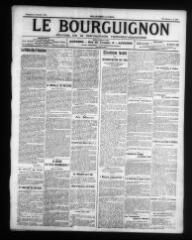 4 vues - Le Bourguignon : journal de la démocratie radicale-socialiste, n° 230, vendredi 3 octobre 1913 (ouvre la visionneuse)