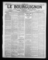 4 vues - Le Bourguignon : journal de la démocratie radicale-socialiste, n° 232, lundi 6 octobre 1913 (ouvre la visionneuse)