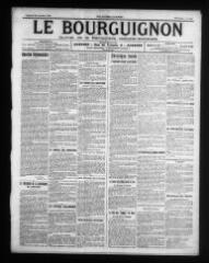 4 vues - Le Bourguignon : journal de la démocratie radicale-socialiste, n° 236, vendredi 10 octobre 1913 (ouvre la visionneuse)