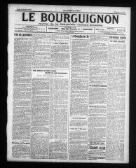 4 vues - Le Bourguignon : journal de la démocratie radicale-socialiste, n° 241, jeudi 16 octobre 1913 (ouvre la visionneuse)