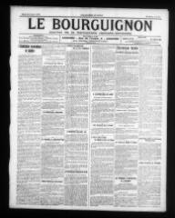 4 vues - Le Bourguignon : journal de la démocratie radicale-socialiste, n° 251, mardi 28 octobre 1913 (ouvre la visionneuse)