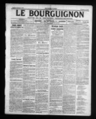 4 vues - Le Bourguignon : journal de la démocratie radicale-socialiste, n° 267, lundi 17 novembre 1913 (ouvre la visionneuse)