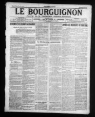 4 vues - Le Bourguignon : journal de la démocratie radicale-socialiste, n° 289, vendredi 12 décembre 1913 (ouvre la visionneuse)