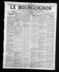 4 vues - Le Bourguignon : journal de la démocratie radicale-socialiste, n° 291, lundi 15 décembre 1913 (ouvre la visionneuse)