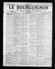 4 vues - Le Bourguignon : journal de la démocratie radicale-socialiste, n° 1, vendredi 2 janvier 1914 (ouvre la visionneuse)