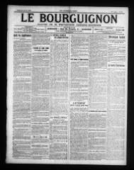 4 vues - Le Bourguignon : journal de la démocratie radicale-socialiste, n° 12, jeudi 15 janvier 1914 (ouvre la visionneuse)
