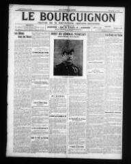 4 vues - Le Bourguignon : journal de la démocratie radicale-socialiste, n° 15, lundi 19 janvier 1914 (ouvre la visionneuse)