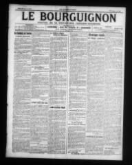 4 vues - Le Bourguignon : journal de la démocratie radicale-socialiste, n° 16, mardi 20 janvier 1914 (ouvre la visionneuse)