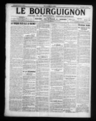 4 vues - Le Bourguignon : journal de la démocratie radicale-socialiste, n° 23, mercredi 28 janvier 1914 (ouvre la visionneuse)