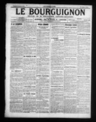 4 vues - Le Bourguignon : journal de la démocratie radicale-socialiste, n° 25, vendredi 30 janvier 1914 (ouvre la visionneuse)