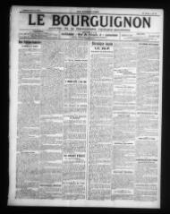4 vues - Le Bourguignon : journal de la démocratie radicale-socialiste, n° 27, lundi 2 février 1914 (ouvre la visionneuse)