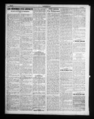 6 vues - Le Bourguignon : journal de la démocratie radicale-socialiste, n° 32, samedi 7 février 1914 (ouvre la visionneuse)