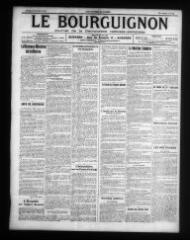 4 vues - Le Bourguignon : journal de la démocratie radicale-socialiste, n° 67, vendredi 20 mars 1914 (ouvre la visionneuse)