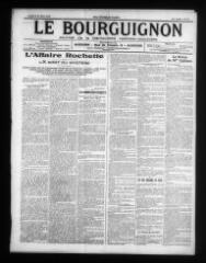 4 vues - Le Bourguignon : journal de la démocratie radicale-socialiste, n° 73, vendredi 27 mars 1914 (ouvre la visionneuse)