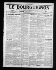 4 vues - Le Bourguignon : journal de la démocratie radicale-socialiste, n° 76, mardi 31 mars 1914 (ouvre la visionneuse)