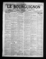 4 vues - Le Bourguignon : journal de la démocratie radicale-socialiste, n° 77, mercredi 1 avril 1914 (ouvre la visionneuse)