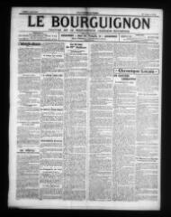 4 vues - Le Bourguignon : journal de la démocratie radicale-socialiste, n° 81, lundi 6 avril 1914 (ouvre la visionneuse)
