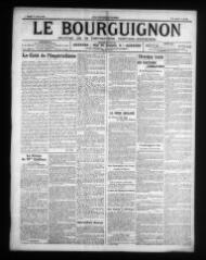 4 vues - Le Bourguignon : journal de la démocratie radicale-socialiste, n° 82, mardi 7 avril 1914 (ouvre la visionneuse)