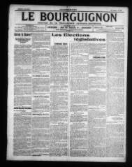 4 vues - Le Bourguignon : journal de la démocratie radicale-socialiste, n° 93, mardi 21 avril 1914 (ouvre la visionneuse)