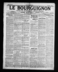 4 vues - Le Bourguignon : journal de la démocratie radicale-socialiste, n° 104, lundi 4 mai 1914 (ouvre la visionneuse)