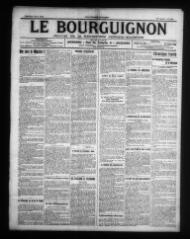 4 vues - Le Bourguignon : journal de la démocratie radicale-socialiste, n° 130, vendredi 5 juin 1914 (ouvre la visionneuse)