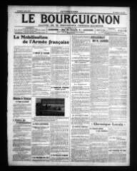 4 vues - Le Bourguignon : journal de la démocratie radicale-socialiste, n° 178, samedi 1 août 1914 (ouvre la visionneuse)