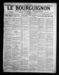 2 vues - Le Bourguignon : journal de la démocratie radicale-socialiste, n° 185, lundi 10 août 1914 (ouvre la visionneuse)