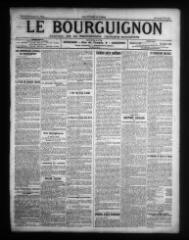2 vues - Le Bourguignon : journal de la démocratie radicale-socialiste, n° 205, mercredi 2 septembre 1914 (ouvre la visionneuse)
