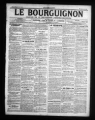 2 vues - Le Bourguignon : journal de la démocratie radicale-socialiste, n° 229, mardi 29 septembre 1914 (ouvre la visionneuse)