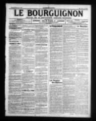 2 vues - Le Bourguignon : journal de la démocratie radicale-socialiste, n° 302, jeudi 24 décembre 1914 (ouvre la visionneuse)