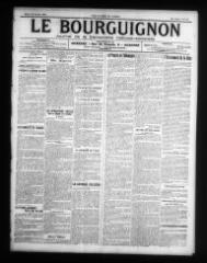 2 vues - Le Bourguignon : journal de la démocratie radicale-socialiste, n° 10, mardi 12 janvier 1915 (ouvre la visionneuse)