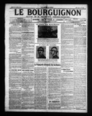 4 vues - Le Bourguignon : journal de la démocratie radicale-socialiste, n° 160, mercredi 7 juillet 1915 (ouvre la visionneuse)