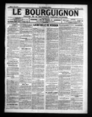 2 vues - Le Bourguignon : journal de la démocratie radicale-socialiste, n° 63, mardi 14 mars 1916 (ouvre la visionneuse)