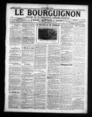 4 vues - Le Bourguignon : journal de la démocratie radicale-socialiste, n° 85, samedi 8 avril 1916 (ouvre la visionneuse)