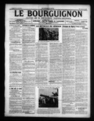 4 vues - Le Bourguignon : journal de la démocratie radicale-socialiste, n° 90, vendredi 14 avril 1916 (ouvre la visionneuse)
