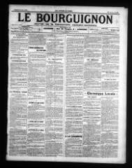 2 vues - Le Bourguignon : journal de la démocratie radicale-socialiste, n° 138, vendredi 9 juin 1916 (ouvre la visionneuse)