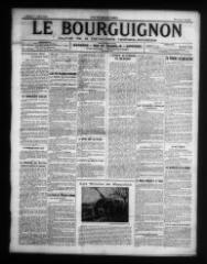 4 vues - Le Bourguignon : journal de la démocratie radicale-socialiste, n° 157, samedi 1 juillet 1916 (ouvre la visionneuse)