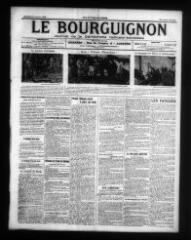 4 vues - Le Bourguignon : journal de la démocratie radicale-socialiste, n° 243, mercredi 11 octobre 1916 (ouvre la visionneuse)