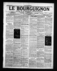 4 vues - Le Bourguignon : journal de la démocratie radicale-socialiste, n° 244, jeudi 12 octobre 1916 (ouvre la visionneuse)