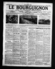 4 vues - Le Bourguignon : journal de la démocratie radicale-socialiste, n° 249, jeudi 19 octobre 1916 (ouvre la visionneuse)
