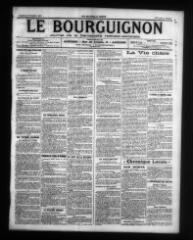 2 vues - Le Bourguignon : journal de la démocratie radicale-socialiste, n° 261, vendredi 3 novembre 1916 (ouvre la visionneuse)