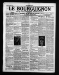 4 vues - Le Bourguignon : journal de la démocratie radicale-socialiste, n° 269, lundi 13 novembre 1916 (ouvre la visionneuse)