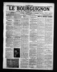 4 vues - Le Bourguignon : journal de la démocratie radicale-socialiste, n° 277, mercredi 22 novembre 1916 (ouvre la visionneuse)
