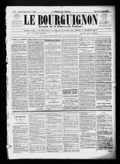 3 vues  - Le Bourguignon : journal de la démocratie radicale, n° 3, mercredi 4 janvier 1899 (ouvre la visionneuse)