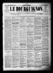 3 vues  - Le Bourguignon : journal de la démocratie radicale, n° 4, jeudi 5 janvier 1899 (ouvre la visionneuse)